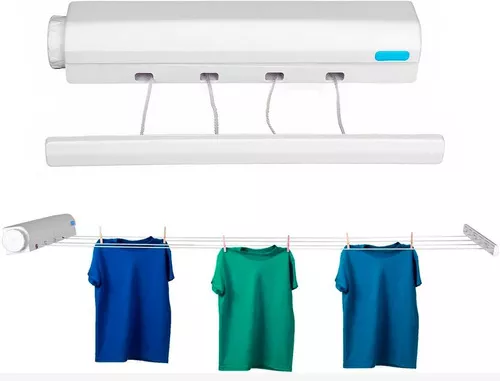 TENDEDERO DE ROPA RETRÁCTIL PLEGABLE 3.2 METROS - 1