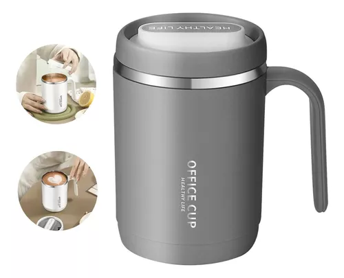 TERMICO TAZA DE CAFÉ 500ML PORTATIL OFICINA ACERO INOXIDABLE - 1