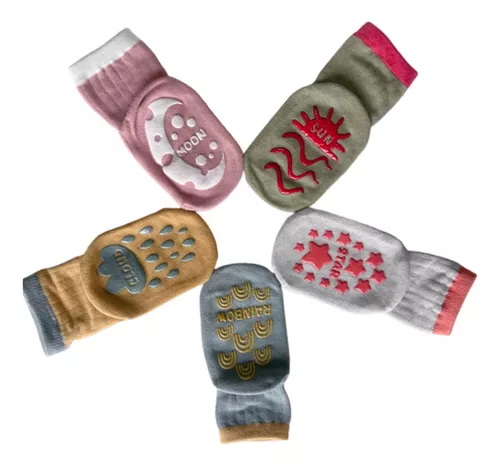 CALCETINES ANTIDESLIZANTES NIÑOS X 3 PARES - 1