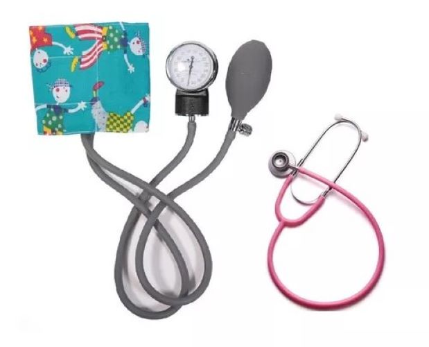 KIT DE TENSIÓMETRO DE ANEROIDE + ESTETOSCOPIO TENSIÓMETRO PEDIÁTRICO Y NEONATAL - 1