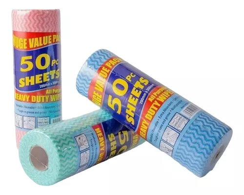 PAÑOS DE LIMPIEZA 50 UN DESECHABLE COCINA TOALLAS MULTIUSO - 1