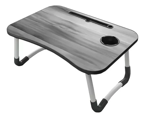 MESA PLEGABLE CAMA Y NOTEBOOK MULTIFUNCIONAL MADERA - 1