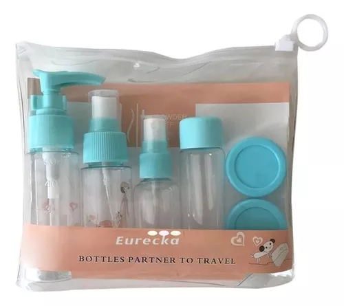 KIT DE VIAJE PORTÁTIL BOTELLA DE VACÍO DISPENSADOR LÍQUIDOS - 1