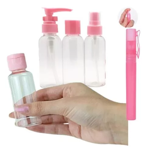 1 KIT DE VIAJE BOTELLA VACÍO PARA LÍQUIDO COSMÉTICO PORTÁTIL - 1