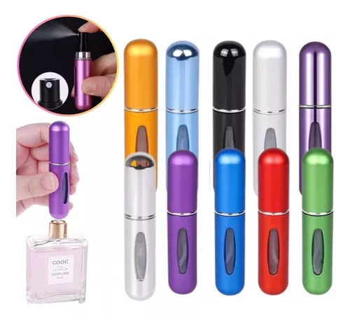 PACK 5 ATOMIZADOR RECARGABLE PERFUME PORTÁTIL - 1