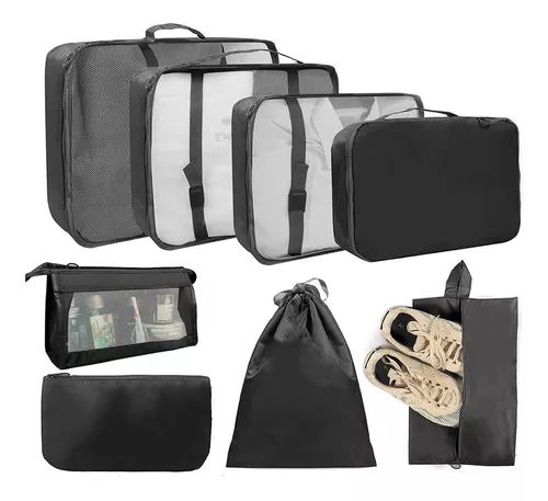 ORGANIZADOR MALETA SET 8 BOLSA TELA - 1