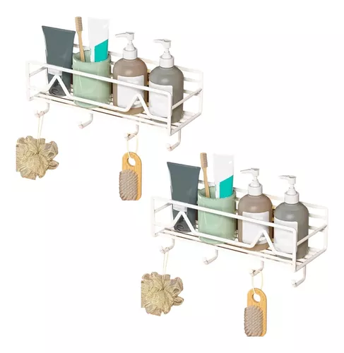 2 ORGANIZADOR DUCHA COCINA REPISA DUCHA ACCESORIOS - 1