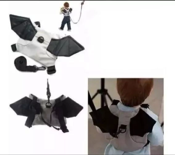 MOCHILA ARNES SEGURIDAD BEBES NIÑOS DISEÑO MURCIÉLAGO - 1