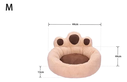 CAMA POLAR MASCOTA PATITA TALLA M COLOR SURTIDOS - 1