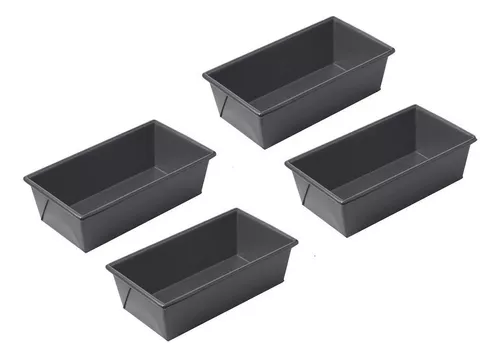PACK X4 MOLDE PAN MOLDE PARA PAN DE MOLDE RECTANGULAR 20CM - 1