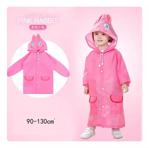 PONCHO IMPERMEABLE PARA NIÑOS DIFERENTES COLORE - 1