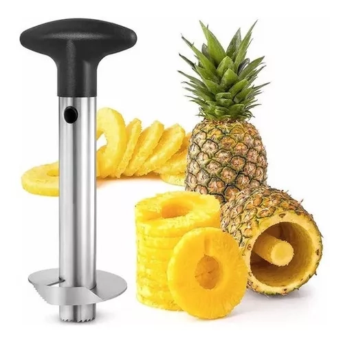 CORTADOR DE PIÑAS DE ACERO INOXIDABLE UTENSILIO COCINA - 1