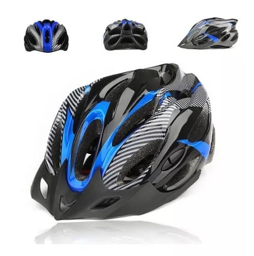 CASCO BICICLETA ADULTO ULTRALIGERO TRANSPIRABLE AZUL - 1