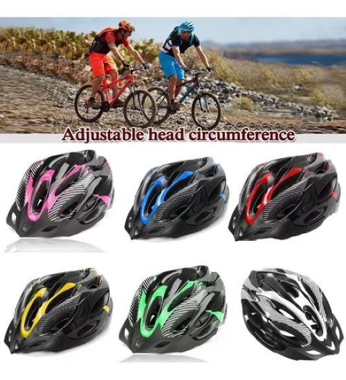 CASCO BICICLETA ADULTO ULTRALIGERO TRANSPIRABLE AMARILLO - 1