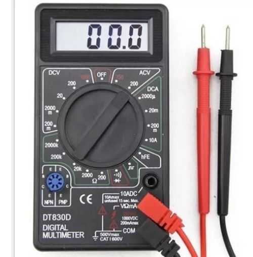 MULTITESTER DIGITAL MULTIMETRO PORTATIL TESTER - 1