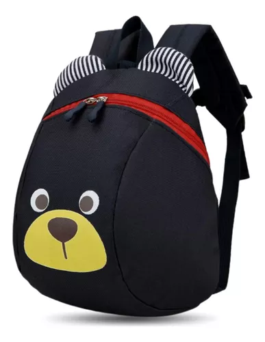 MOCHILA ANTI-PÉRDIDA CON ARNÉS SEGURIDAD NIÑOS NEGRO - 1