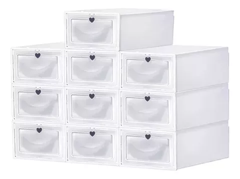 10 PIEZAS ZAPATERAS ORGANIZADORAS DE ZAPATOS APLIABLES - 1