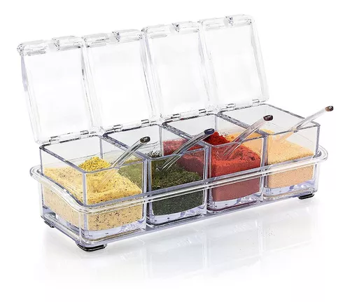 CAJA ORGANIZADOR CONDIMENTOS DE 4 PIEZAS - 1