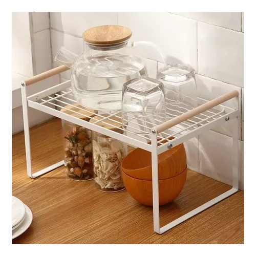 ORGANIZADOR REPISA ESTANTE COCINA ESCURRIDOR LOZA VAJILLA - 1