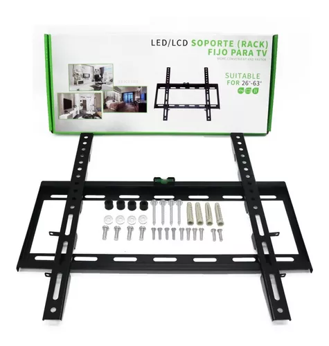 SOPORTE ZHONGJIA 470F DE PARED PARA TV MONITOR DE 26' A 63' NEGRO - 1