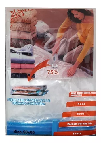 BOLSAS COMPRIMIR ROPA AL VACIO 50X60 - 1