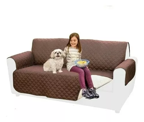 FUNDAS,CUBRE SOFA SILLON 2 PLAZAS PARA MASCOTAS REVERSIBLE - 1