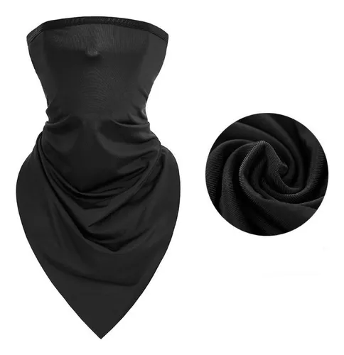 BANDANA MICROFIBRA NEGRO LARGA MULTIFUNCIONAL PROTECCIÓN TRANSPIRABLE SOL 4X4 COLOR - 1