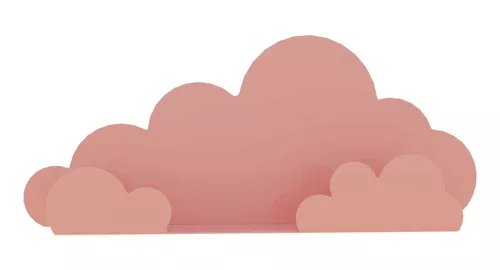 REPISA INFANTIL NUBE ROSADA - 1