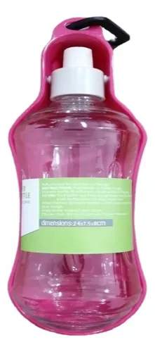 BOTELLA PERROS GATOS AGUA PORTABLE PORTATIL DISPENSADOR - 1