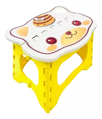 SILLA PISO NIÑOS O NIÑAS PLEGABLE RESISTENTE ROSADO - 1