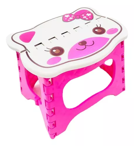 SILLA PISO NIÑOS O NIÑAS PLEGABLE RESISTENTE AMARILLO - 1