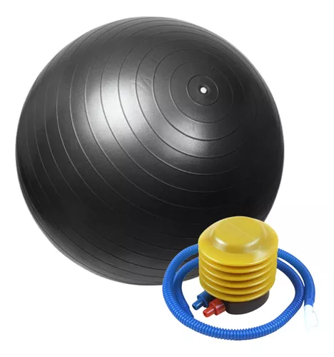 PELOTA BALÓN YOGA 75 CM PILATES CON INFLADOR - 1