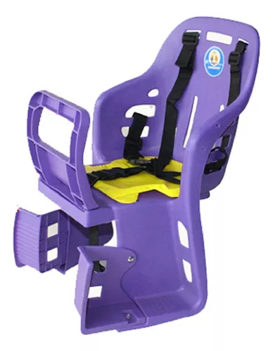 SILLA ASIENTO PARA NIÑOS EN BICICLETA MORADO MAX. 30 KILOS - 1