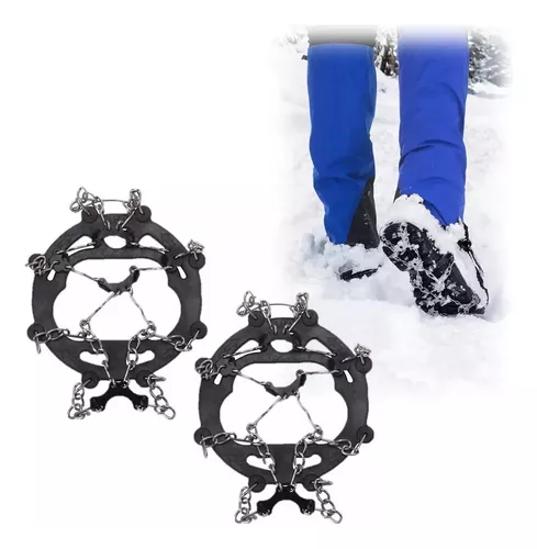 CRAMPONES AJUSTABLES NIEVE TREKKING OUTDOOR - 1