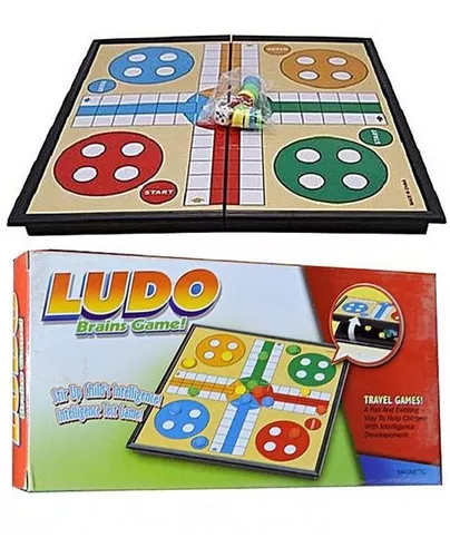 JUEGO DE HABILIDAD LUDO MAGNETICO JUEGO MESA CLÁSICO EDUCATIVO TABLERO - 1