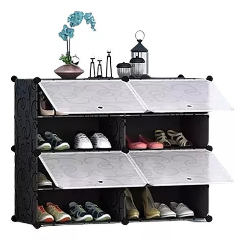 ZAPATERO ORGANIZADOR DE ZAPATOS 2 PISOS - 1