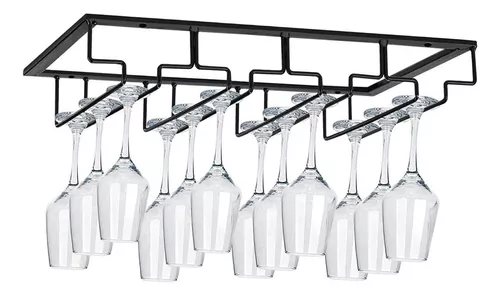 COLGADOR DE COPAS METAL CROMADO BAR PREMIUM ORGANIZACIÓN - 1