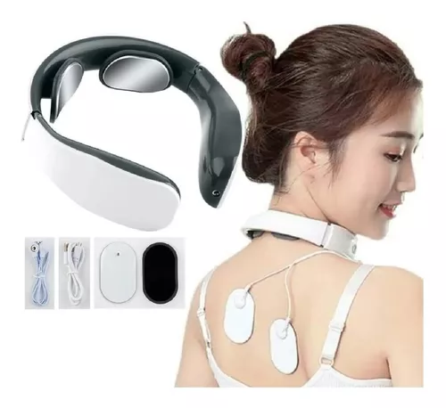 MASAJEADOR ELECTROESTIMULADOR CUELLO CERVICAL RECARGABLE - 1