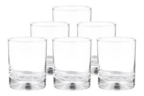 SET 6 VASOS WHISKY MANHATTAN BAJO - 1