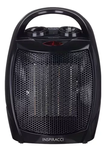 CALEFACTOR TERMOVENTILADOR CERÁMICO VERTICAL COLOR 1502752 NEGRO - 1
