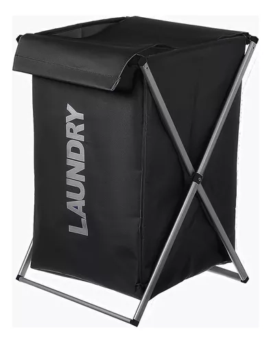 CESTA ROPA SUCIA PLEGABLE CANASTO DE TELA DISEÑO PRACTICO - 1