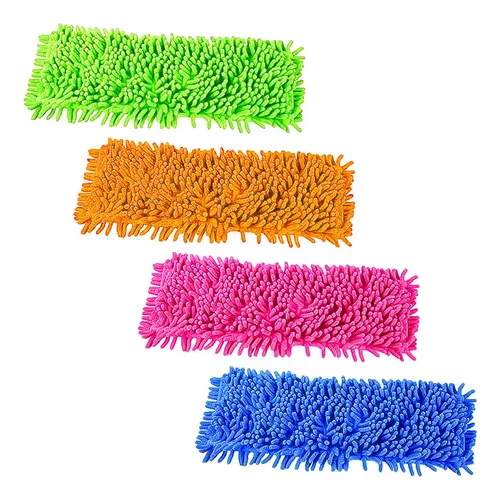 PACK 4 PAÑO MICROFIBRA TRAPERO REPUESTO MOPA LIMPIEZA - 1