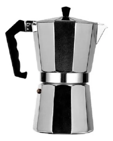 CAFETERA ITALIANA ALUMINIO 3 TAZAS COCINA TETERA - 1