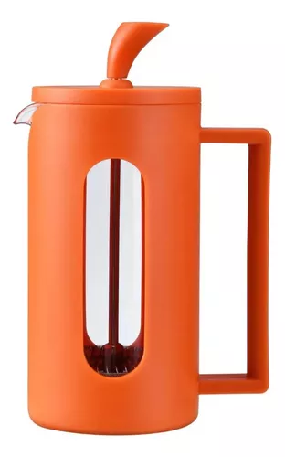 CAFETERA EMBOLO 350 ML ROMA NARANJA OROLEY 3 TAZAS - 1