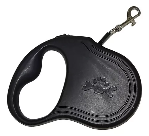 CORREA PERROS RETRACTRIL AUTOMATICA PASEO MASCOTAS 5 METROS COLOR AZUL - 1