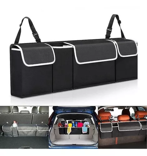 ORGANIZADOR RESPALDO ASIENTO MALETERO AUTO SUV CAMIONETA - 1