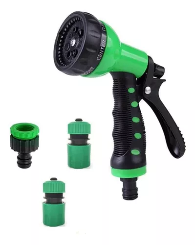 PISTOLA RIEGO PLAST-8 POSICIONES TOTAL + 4 PIEZAS - 1