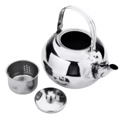 TETERA DE ACERO INOX CON FILTRO IDEAL INVIERNO TE HOGAR CASA - 1