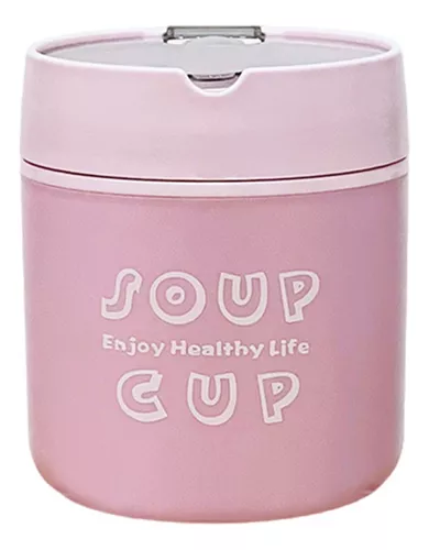 TERMO DE COMIDA INSULADO ACERO INOX 530ML(CUCHARA + CUENCO) - 1
