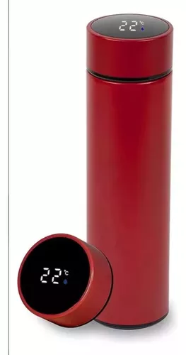 TERMO DIGITAL TERMO INTELIGENTE BOTELLA AGUA TERMICA 500ML - 1